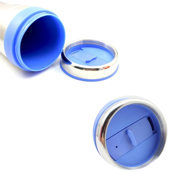 Custom Insulated Stainless Steel Travel Mugs 14 oz. with Lid