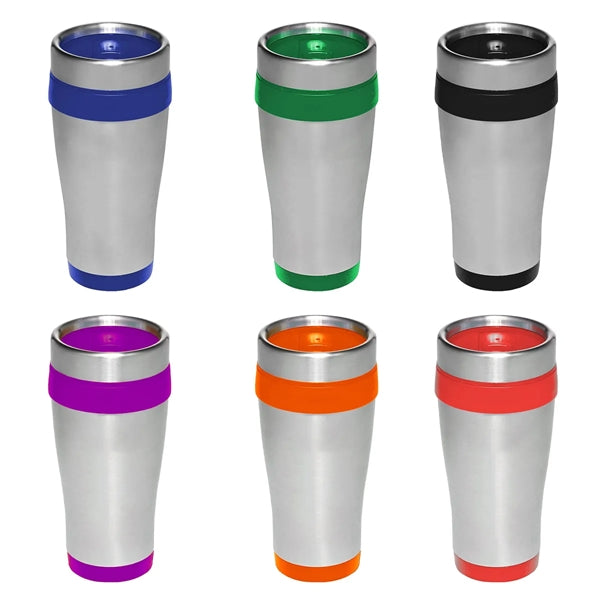 Custom Insulated Stainless Steel Travel Mugs 14 oz. with Lid