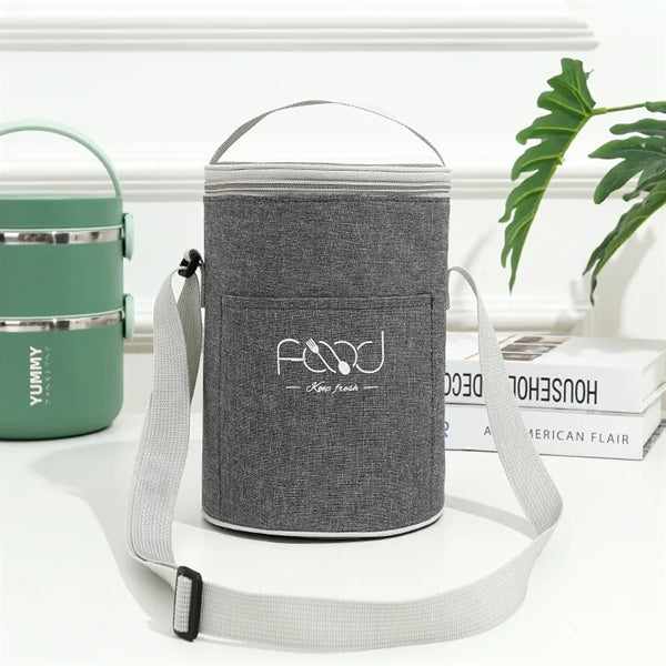 Round Lunch Box Insulation Bag