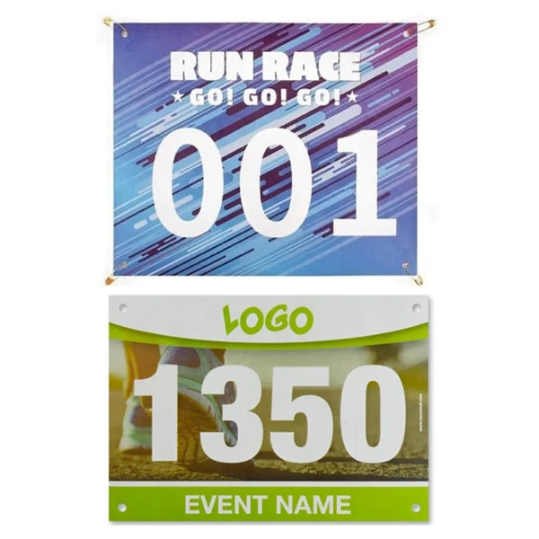 7.87 " x 5.9 " Race Numbers Running Bibs With Pins