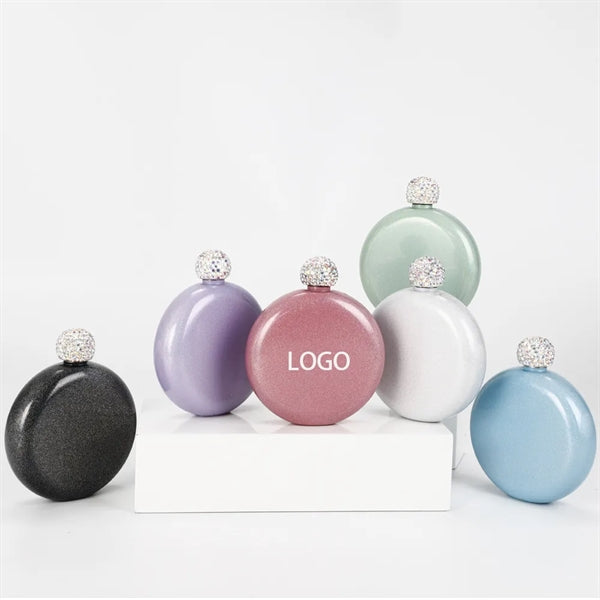 Sparkling Paint Mini Women Wine Bottle