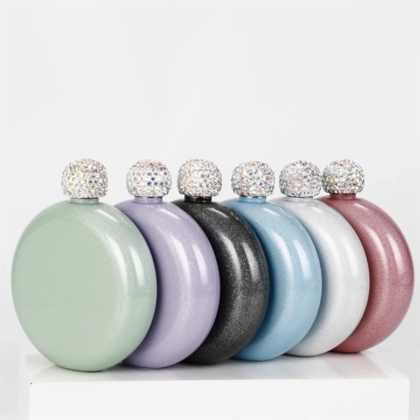 Sparkling Paint Mini Women Wine Bottle