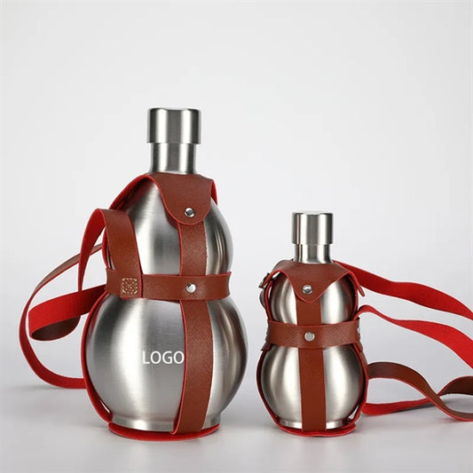 Stainless Steel Gourd Wine Pot
