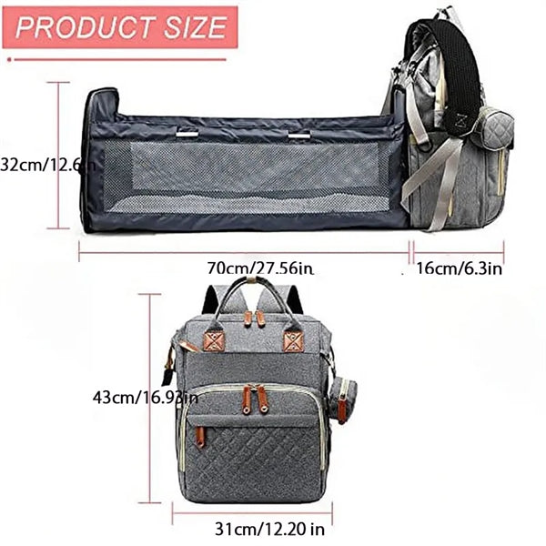 Backpack Diaper Bag with Changing Station