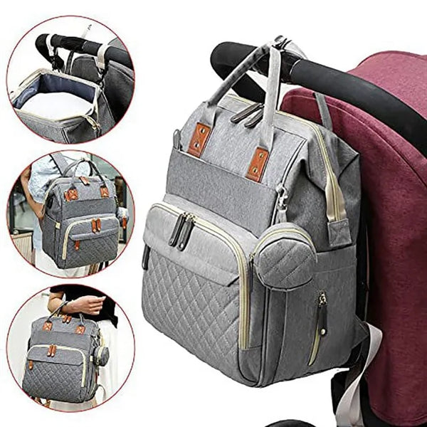 Backpack Diaper Bag with Changing Station