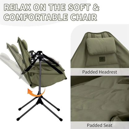 Folding Relaxed Outdoor Camping Rocking Chair