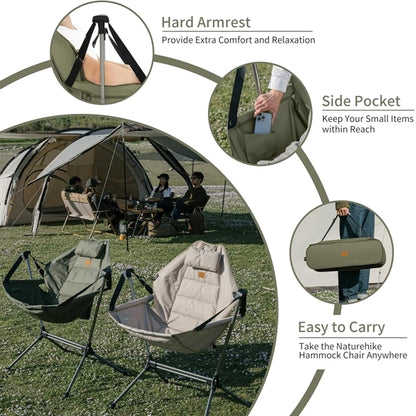 Folding Relaxed Outdoor Camping Rocking Chair