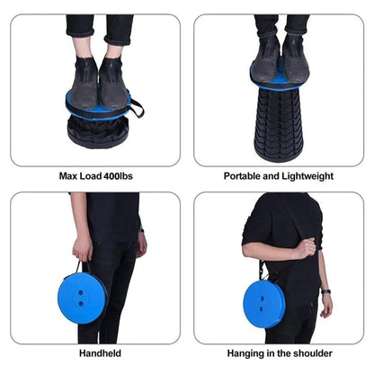 Portable Telescoping Foldable Camping Stool