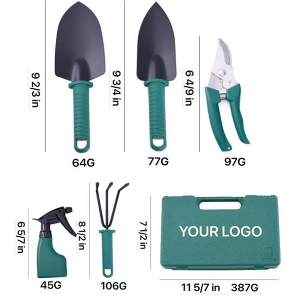 5 pcs Heavy Duty Gardening Work Set