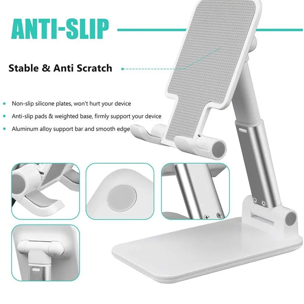 Fully Foldable Multi-angle Adjustable Phone/Tablet Stand