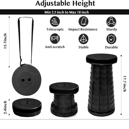 Portable Foldable Telescoping Stool