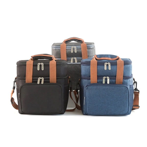 Insulated Double Layer Lunch Bag