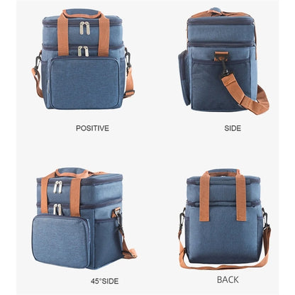 Insulated Double Layer Lunch Bag