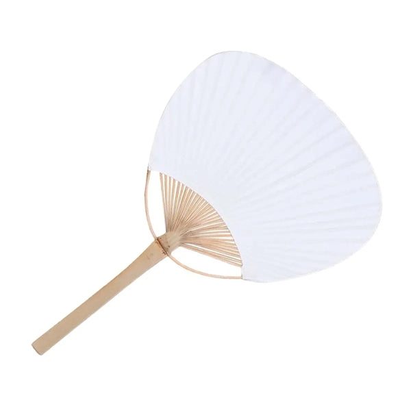 Bamboo Paper Paddle Fan