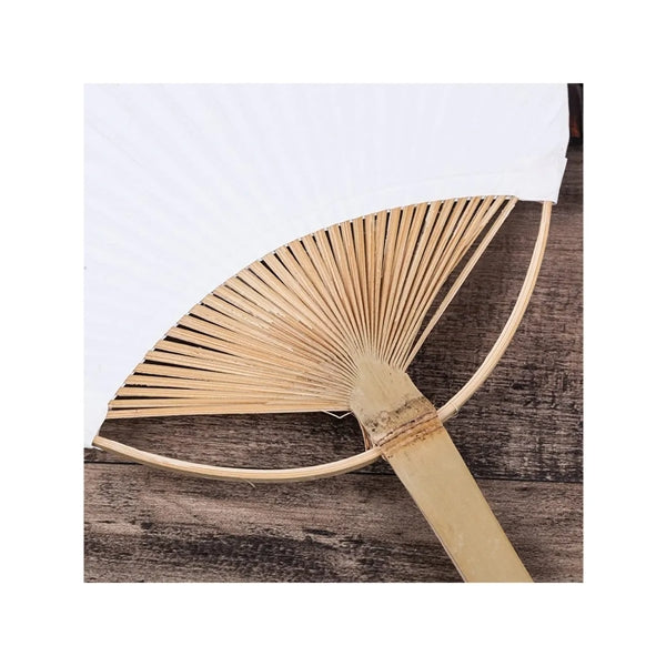 Bamboo Paper Paddle Fan