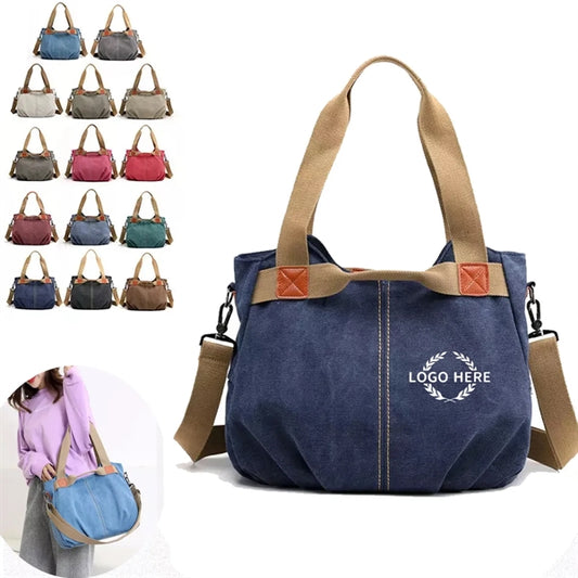 3 In 1 Women's Vintage Canvas Daily Bag