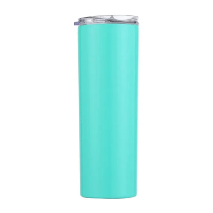 Stainless Steel Skinny Tumbler With Lids And Straws