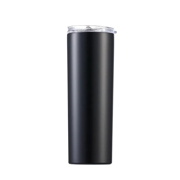 Stainless Steel Skinny Tumbler With Lids And Straws