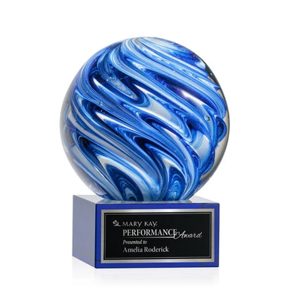 Naples Award on Hancock Base - Blue