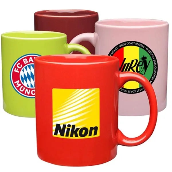 11 oz. C Handle Ceramic Mug