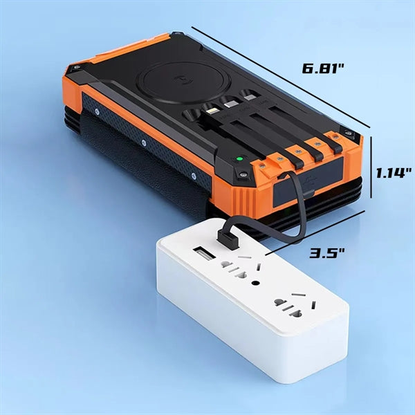 20000mAh Solar Charger with 4 Panels Power Bank