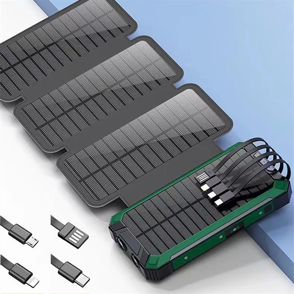 20000mAh Solar Charger with 4 Panels Power Bank