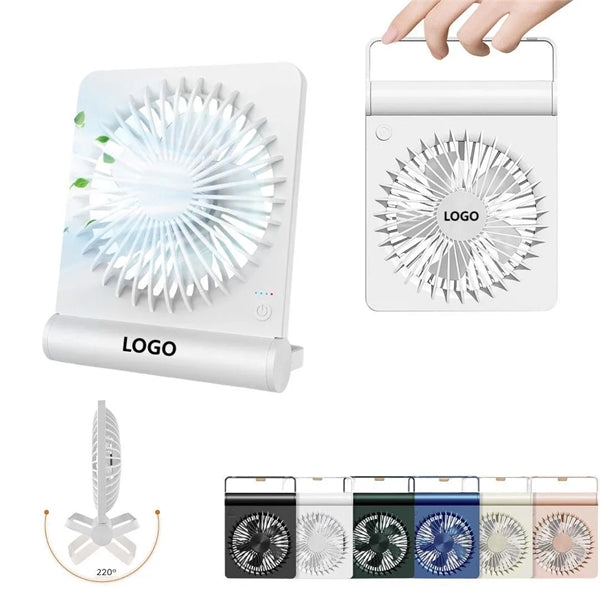 Portable Rechargeable Mini Personal Desk Fan Ultra Quiet