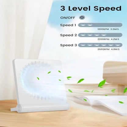 Portable Rechargeable Mini Personal Desk Fan Ultra Quiet