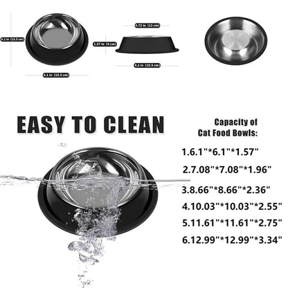 Durable Stainless Steel Pet Bowl Cat