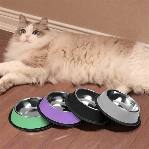 Durable Stainless Steel Pet Bowl Cat