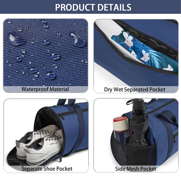 Gym Duffle Bags with shoe Compartment