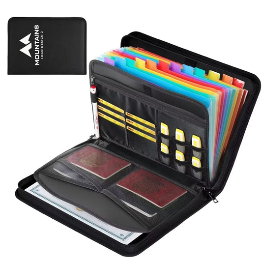 13 Pockets Fireproof Document Organizer