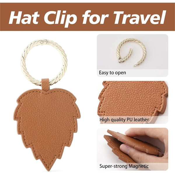 Magnetic Hat Clip Keychain for Hanging Sunglasses Car Keys