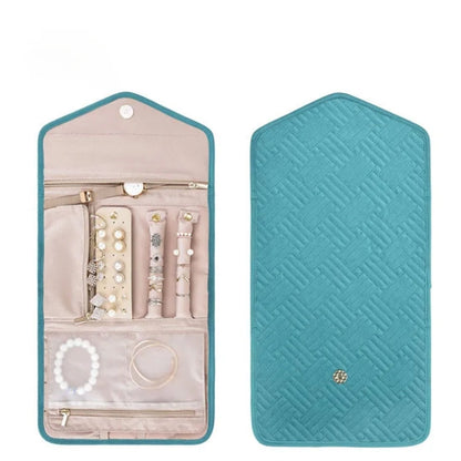 Travel Jewelry Organizer Case Foldable Bag Roll Pouch