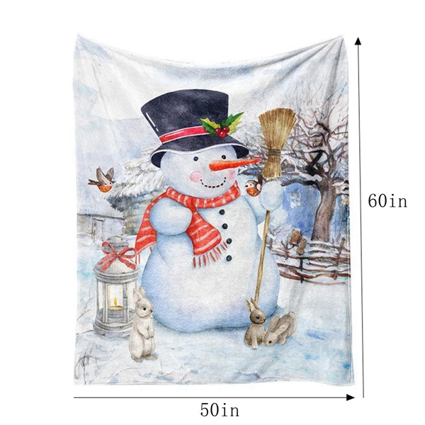 Full Colors Flannel Fleece Blanket Couch Gifts Customize