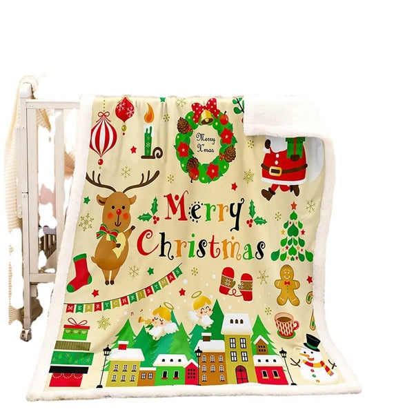 Full Colors Flannel Fleece Blanket Couch Gifts Customize