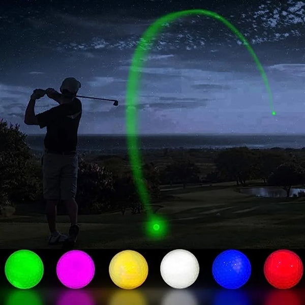 LED Lights Up Golf Balls