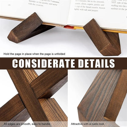 Laser Branded Kitchen Cook Recipe Book Holder Stand Shlef