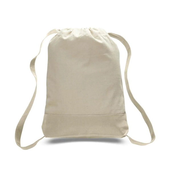 12 Oz. Cotton Canvas Two Tone Sport Backpack
