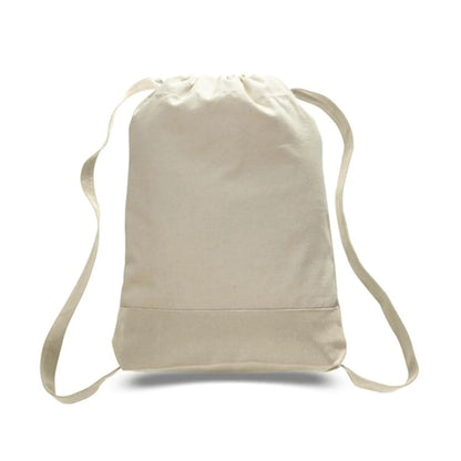 12 Oz. Cotton Canvas Two Tone Sport Backpack
