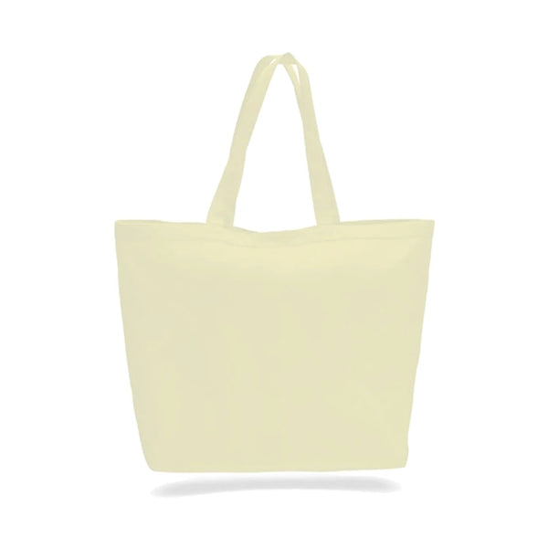 12 Oz. Cotton Canvas Big Tote With Velcro Closure
