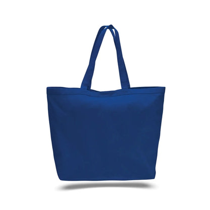 12 Oz. Cotton Canvas Big Tote With Velcro Closure