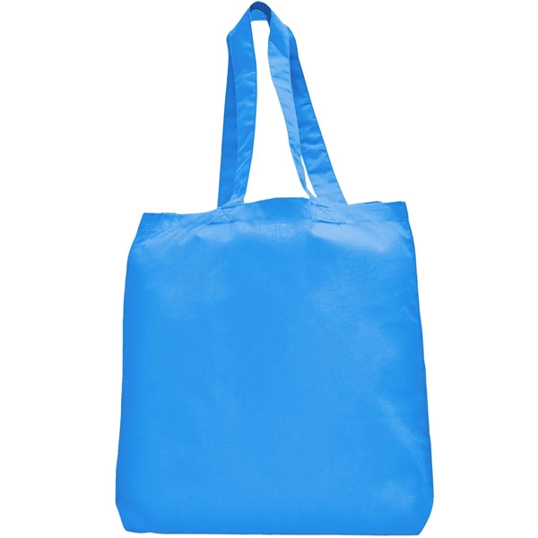 6 oz Cotton Canvas Tote Bag W/ Gusset (15" X 16")