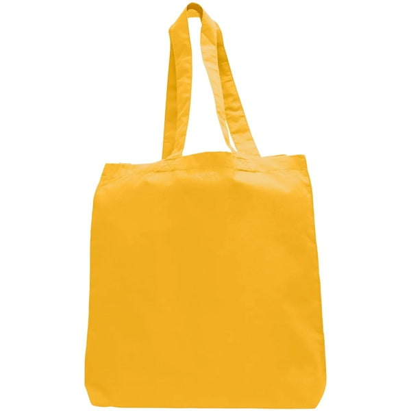 6 oz Cotton Canvas Tote Bag W/ Gusset (15" X 16")