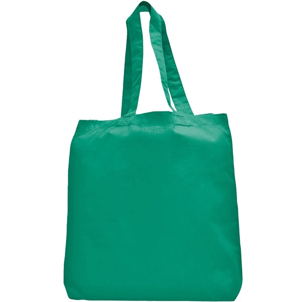 6 oz Cotton Canvas Tote Bag W/ Gusset (15" X 16")