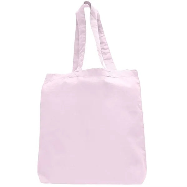 6 oz Cotton Canvas Tote Bag W/ Gusset (15" X 16")