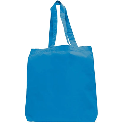 6 oz Cotton Canvas Tote Bag W/ Gusset (15" X 16")