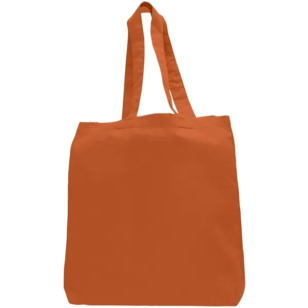6 oz Cotton Canvas Tote Bag W/ Gusset (15" X 16")