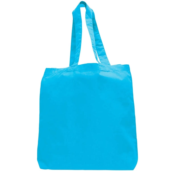 6 oz Cotton Canvas Tote Bag W/ Gusset (15" X 16")