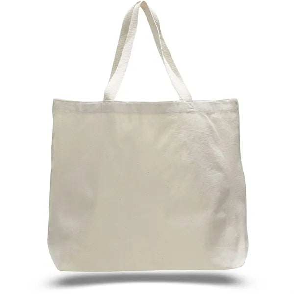12 oz. Extra Large Grocery Cotton Tote Bag 20"x15"x5"